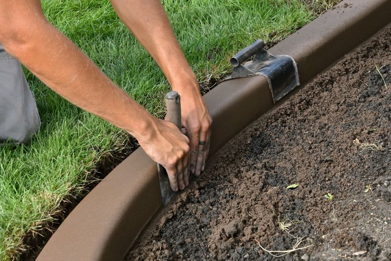 Landscape Curb Edging Installation